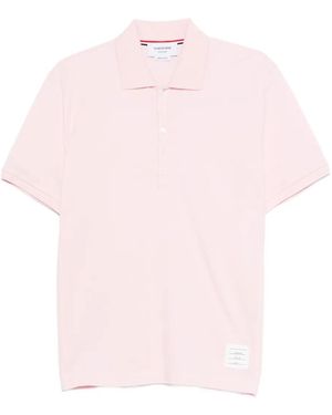メンズ Thom Browne ホワイト 4-Bar クラシック ピケ ポロシャツ