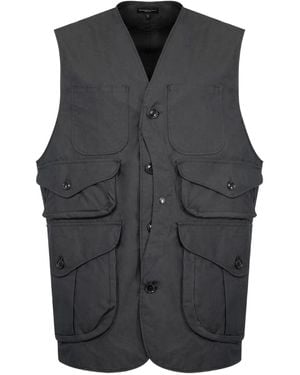 Engineered Garments Hunting Buttoned-Up Gilet - Gray