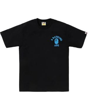 A Bathing Ape Abc Camo Graphic-Print T-Shirt - Black