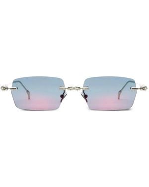 Kuboraum Sonnenbrille Mit Geometrischem Gestell - Blau