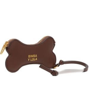 Bimba Y Lola Bone Zip Wallet - Brown