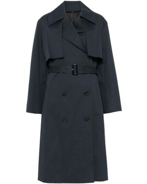 Paul Smith Double-Breasted Trench Coat - Blue