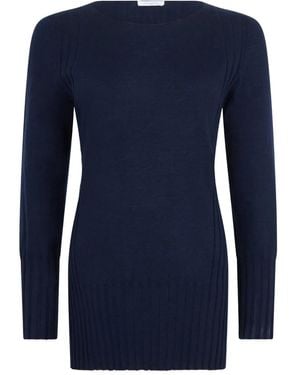 Malo Pull Côtelé - Bleu