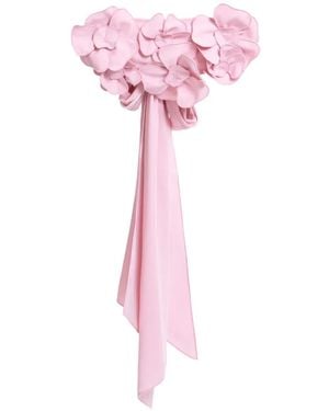 Saiid Kobeisy 3D Flowers Top - Pink