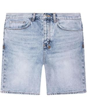 Ksubi Short En Jean Anti K Bunker À Coutures Croisées - Bleu