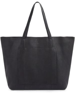 Osprey Sac Cabas En Cuir À Fini Grainé - Black