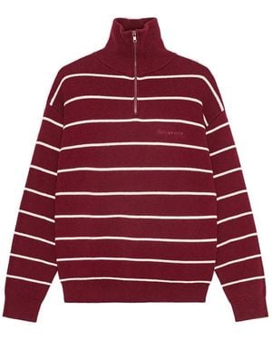 OperaSPORT Kennedy Striped Sweater - Red