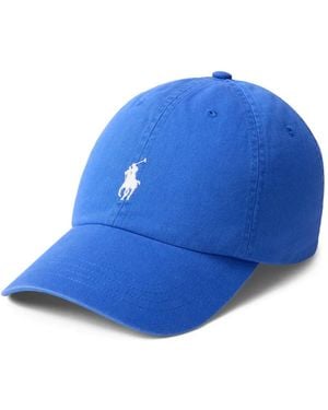 Polo Ralph Lauren Embroidered-Pony Baseball Cap - Blue