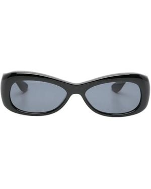 Port Tanger Lydia Oval Frame Sunglasses - Grey