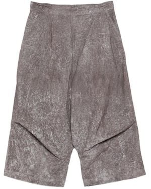 Rundholz Darted Pleated Trousers - Grey