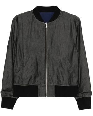 SPORT b. by agnès b. リバーシブル ボンバージャケット - ブラック