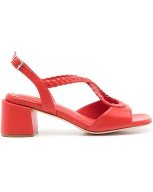 Sarah Chofakian Liane Slingback-Sandalen 45Mm - Rot