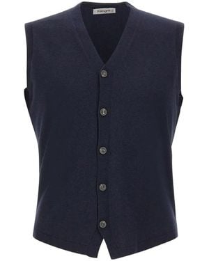 Kangra Knitted Vest - Blue