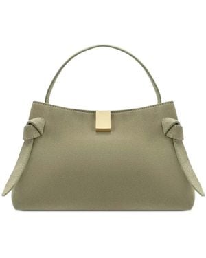Yuzefi Gyoza Knot-Detail Tote Bag - Green