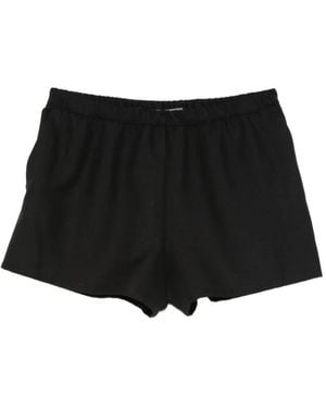 Enza Costa Twill Shorts - Black