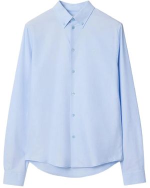 Burberry Equestrian Knight Oxford Shirt - Blue