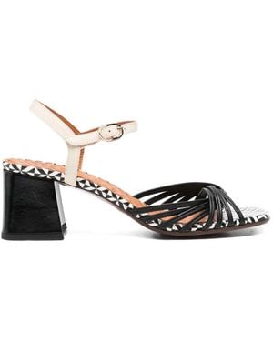 Chie Mihara Leske Strappy Leather Sandals - White