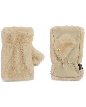 Apparis Fingerlose Harper Handschuhe Aus Faux Fur - Natur