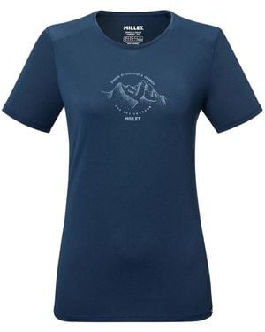 Pascal Millet Graphic-Print T-Shirt - Blue