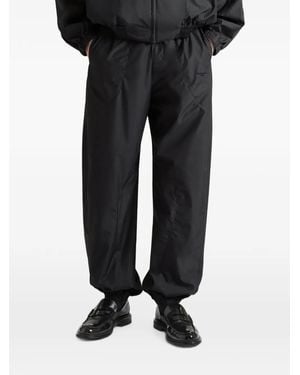 Givenchy Couture Seam Sweatpants With Mix Material Cut-Outs - Black