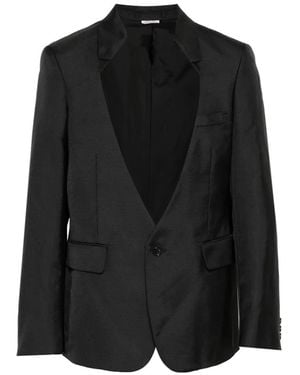 Comme des Garçons Cut-Out Single-Breasted Blazer - Black