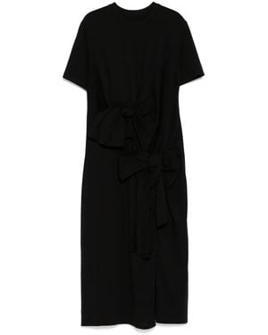 JNBY Bow-Detail Dress - Black