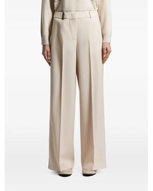 Peserico Pressed-Crease Pants - Natural