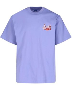 AWAKE NY Hammer T-Shirt mit grafischem Print - Blau