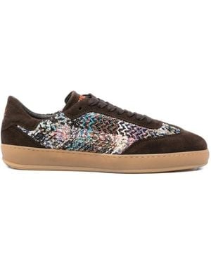 Missoni Baskets En Maille À Zigzag À Empiècements Alice - Multicolor