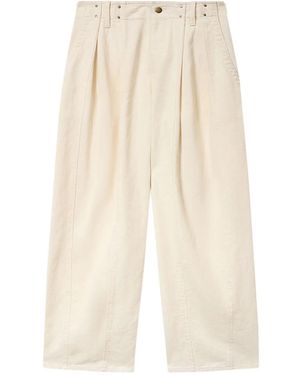 Isabel Marant Isabel X Ireme Straight Leg Trousers - Natural