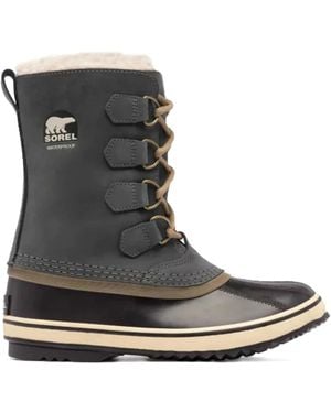 Sorel Lace-up Leather Boots - ブラック