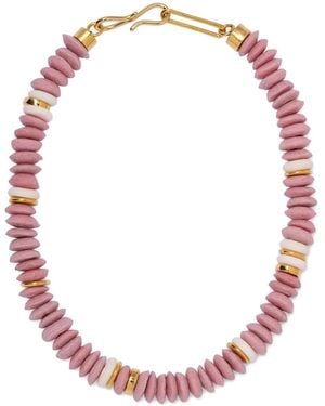Lizzie Fortunato Laguna Beaded Necklace - Pink