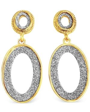 Hzmer Jewelry Ananda Drop Earrings - Metallic