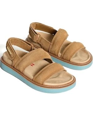 HOFF Sandalen aus Wildleder - Natur
