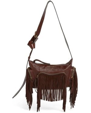 DSquared² Leather Shoulder Bag - Brown