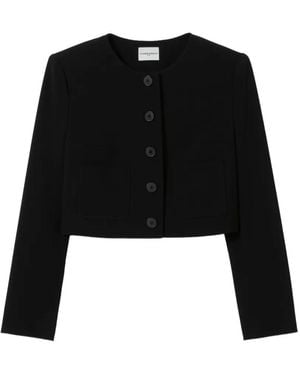 Claudie Pierlot Button Front Blazer - Black