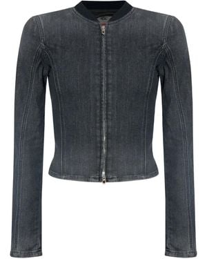 DIESEL De-Gary-D Zip-Front Jacket - Blue