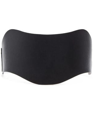 Altuzarra Reversible Leather Corset Belt - Black