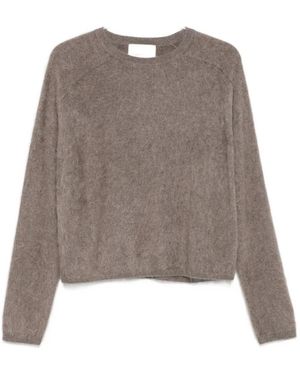 Lisa Yang Round-Neck Cashmere Sweater - Brown
