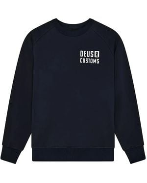 Deus Ex Machina Crew Neck Sweatshirt - ブルー