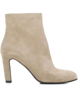 Roberto Del Carlo Zip Ankle Boots - White