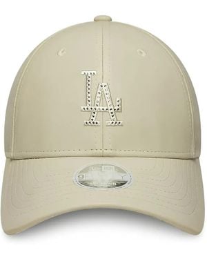 KTZ 9Forty Diamante-Embellished Cap - Natural