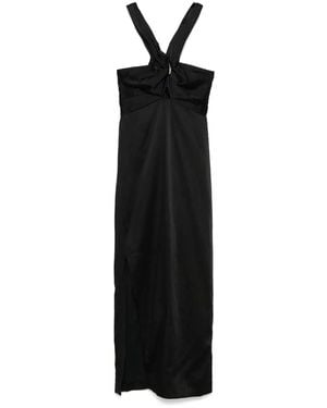 Sandro Hardware-Ring Maxi Dress - Black