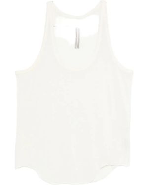 Rick Owens Scoop-Neck Vest - White