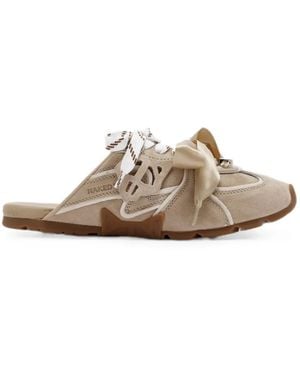 Naked Wolfe Bow-Detail Lace-Up Loafers - White