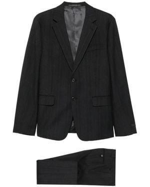 Prada Single-Breasted Suit - Black