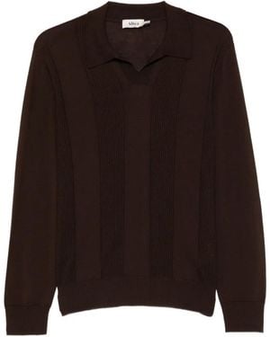 Altea Ribbed-Knit Long-Sleeve Jumper - Brown