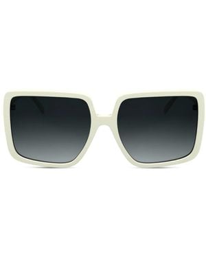 Karl Lagerfeld Rectangle-Frame Sunglasses - Black
