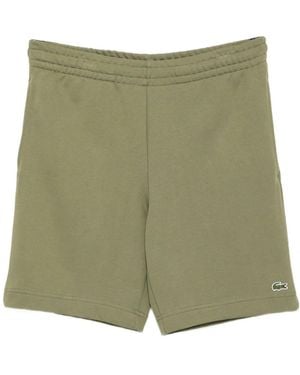 Lacoste フリース ショートパンツ - グリーン