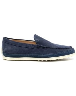 Tod's レザーローファー - ブルー